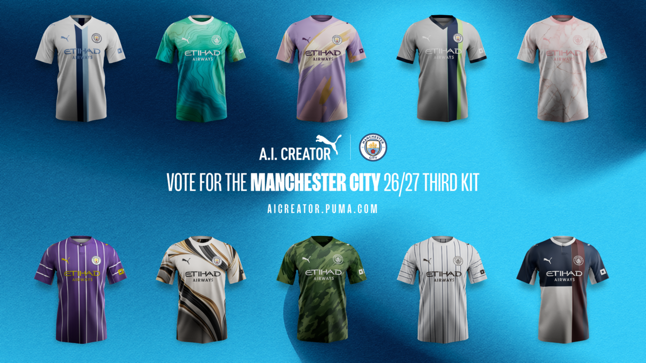 PUMA AND MANCHESTER CITY LAUNCH FAN VOTE FOR 2026/27 THIRD KIT